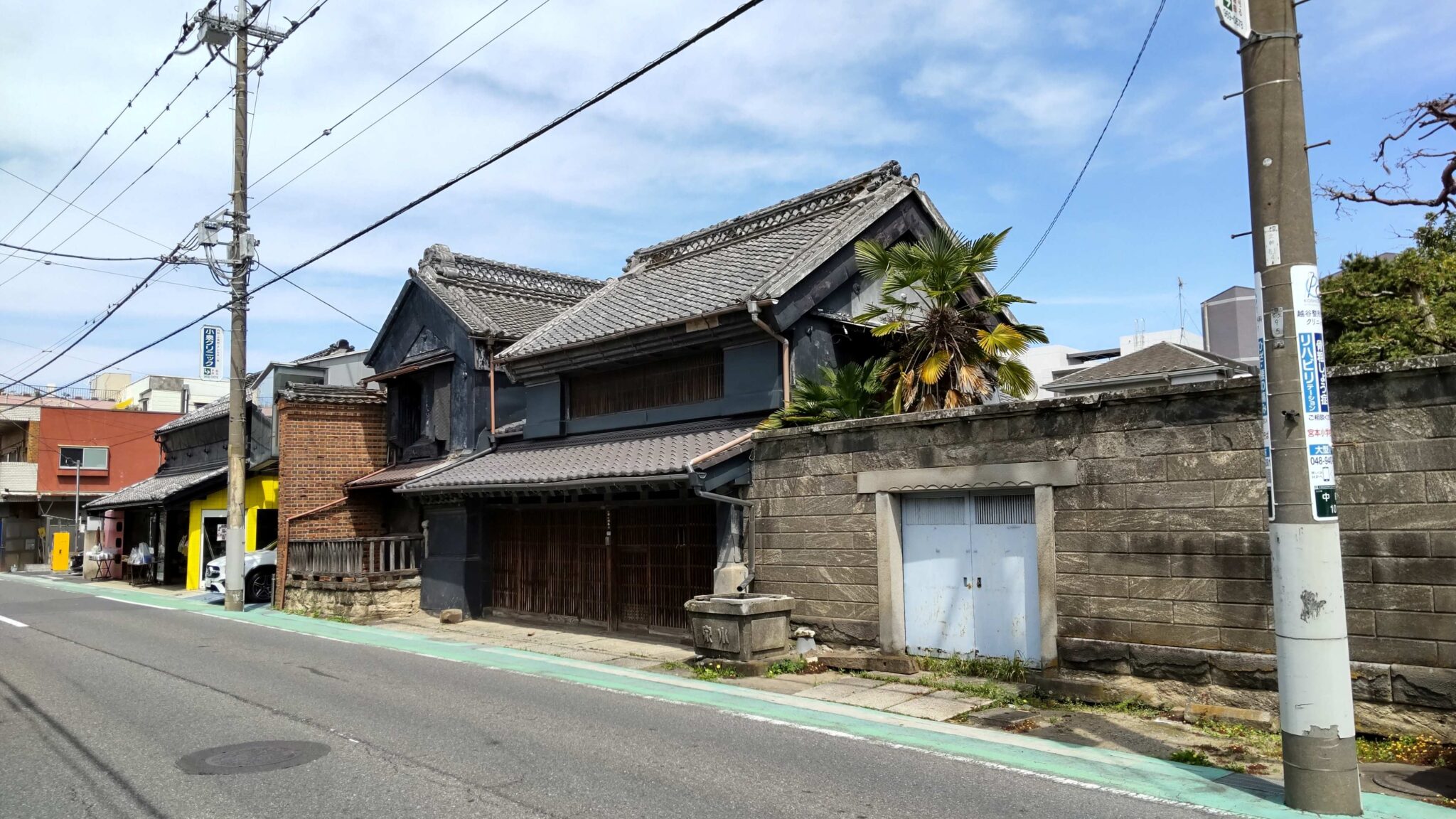 日光街道　街道を歩く　その4　歴史を訪ねる　シニアの健康ウォーキング　南越谷→一ノ割（粕壁）