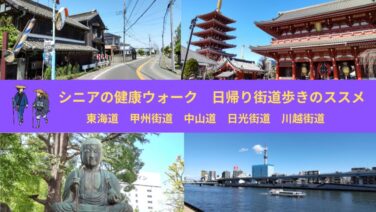 シニアの健康ウォーク　日本橋スタート　歴史も楽しめる日帰り街道歩きのススメ