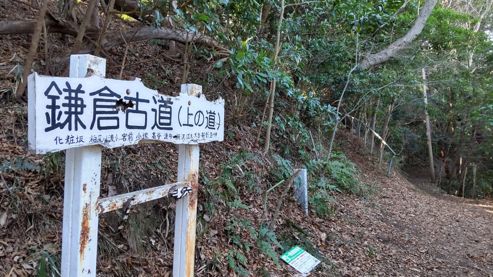 鎌倉街道　街道を歩く　その7　歴史を訪ねる　シニアの健康ウォーキング　ゆめが丘→湘南深沢